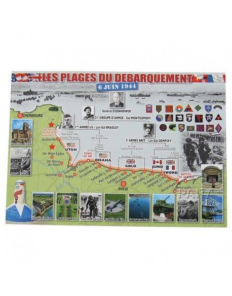 Post card D-Day Normandy