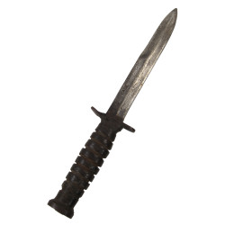 Knife, Trench, USM3, CASE on Blade, with USM8 Scabbard, 1st Type, Impregnated