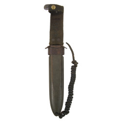 Knife, Trench, USM3, CASE on Blade, with USM8 Scabbard, 1st Type, Impregnated