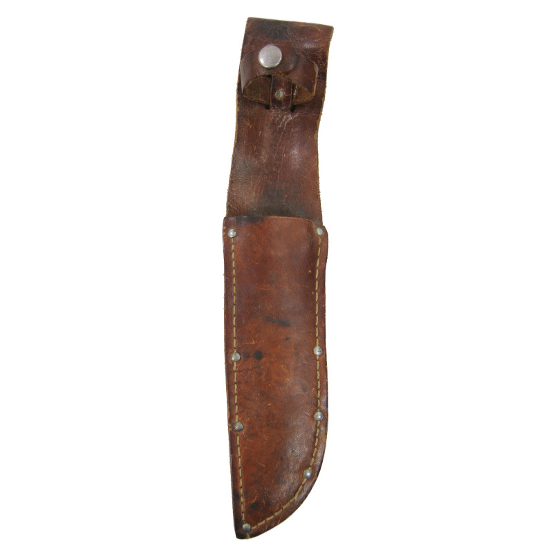 Knife, Fighting, 3376"Q, CASE XX, with Leather Scabbard