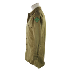 Chemise moutarde, Special, 4th Infantry Division, 16 ½ x 33