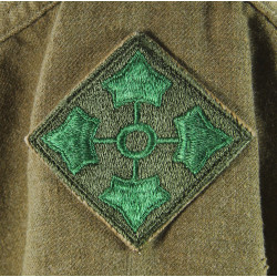 Chemise moutarde, Special, 4th Infantry Division, 16 ½ x 33