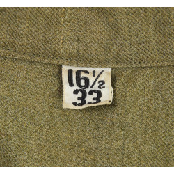 Chemise moutarde, Special, 4th Infantry Division, 16 ½ x 33