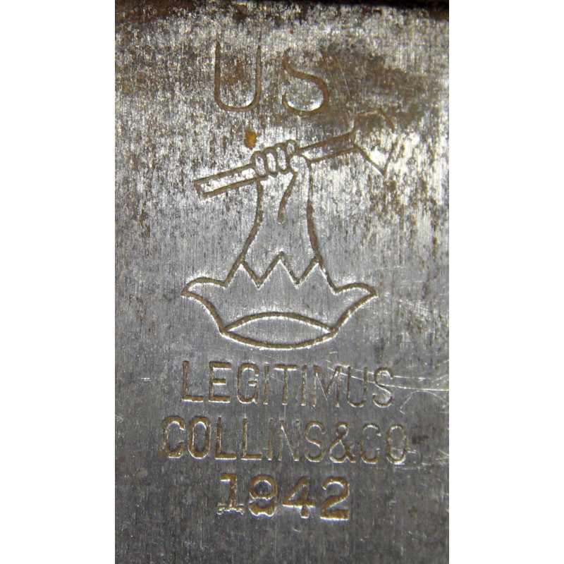 Machete, M1942, LEGITIMUS COLLINS & CO. 1942, with Canvas Scabbard