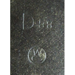 Casque M1, pattes fixes, liner Westinghouse, Nurse, 1st Lt. Helen Hill