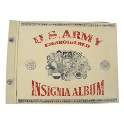 Album d'insignes, US Army Embroidered Insignia Album