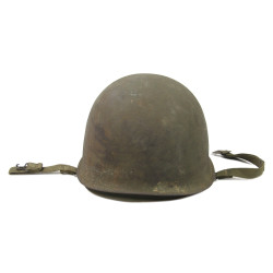 Helmet, M1, Swivel Loops, Schlueter, US Navy, AMM2c Ralph McKim, USS Dayton, PTO