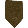 Insigne, 1st Infantry Division, fabrication précoce