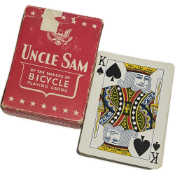 Jeu de cartes à jouer, UNCLE SAM, 1942