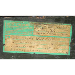 Chest, Wooden, Cpl. John Walton, 121st Transportation Truck Company, Korean War