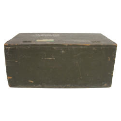 Chest, Wooden, Cpl. John Walton, 121st Transportation Truck Company, Korean War