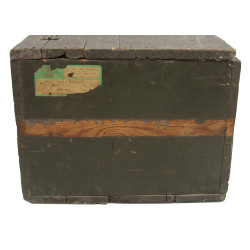 Chest, Wooden, Cpl. John Walton, 121st Transportation Truck Company, Korean War