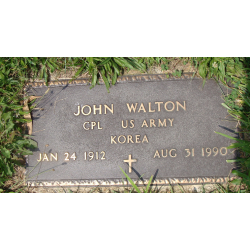 Chest, Wooden, Cpl. John Walton, 121st Transportation Truck Company, Korean War