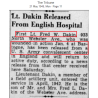 Grouping, 1st Lt. Fred Dakin, 128th Field Arty Bn., 6th Armored Division, Bastogne, ETO