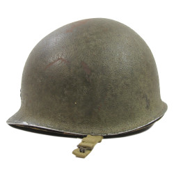 Casque M1, pattes fixes, Major, liner CAPAC