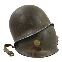 Casque M1, pattes fixes, Major, liner CAPAC