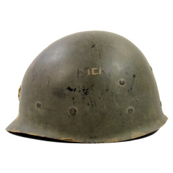 Casque M1, pattes fixes, Major, liner CAPAC