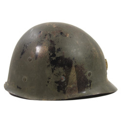 Casque M1, pattes fixes, Major, liner CAPAC