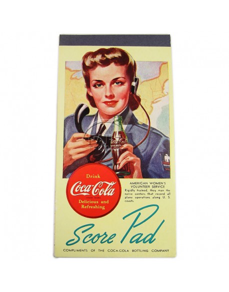Carnet de score, Coca-Cola, AWVS Carnet de score, Coca-Cola, AWVS