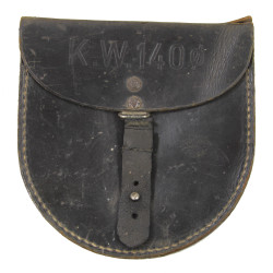 Pouch, Leather, German, for Artillery Calculator