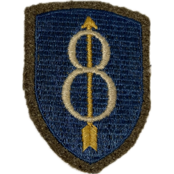 Insigne, 8th Infantry Division, feutre