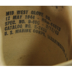 Gants en cuir, USMC, MID WEST GLOVE CO., 12 mai 1944