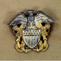 Calot officier, US Navy, Lieutenant, taille 59, nominatif