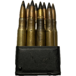 Clip M1 Garand, avec cartouches .30-06, 1942-1943