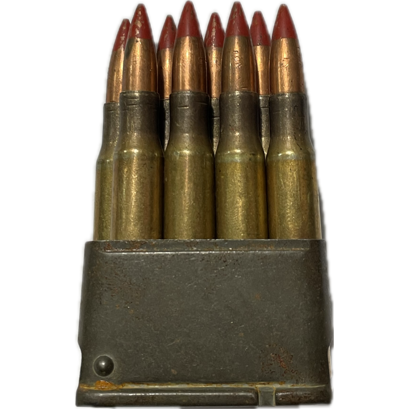 Clip M1 Garand, avec cartouches .30-06, 1942-1943