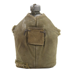 Canteen, US Army, Complete, Cook Earl Everts, Battery A, 58th Artillery Regiment, AEF, 1918