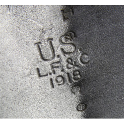 Gourde US Army, complète, Cook Earl Everts, Battery A, 58th Artillery Regiment, AEF, 1918