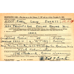 Gourde US Army, complète, Cook Earl Everts, Battery A, 58th Artillery Regiment, AEF, 1918