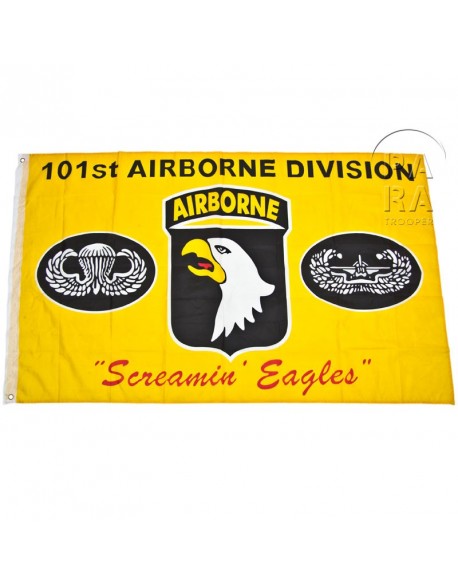 Drapeau 101ème airborne, jaune