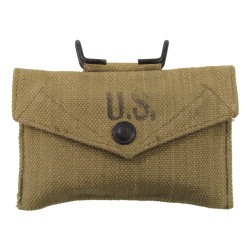 Pouch, First-Aid, M-1942, A.C.-1943, British Made, with First-Aid Packet