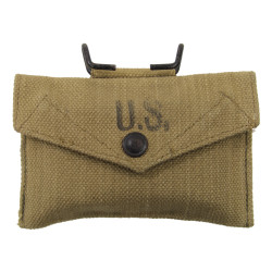 Pouch, First-Aid, M-1942, A.C.-1943, British Made, with First-Aid Packet
