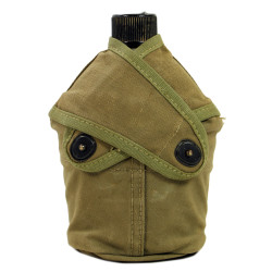 Canteen, US, Complete, with USMC Cover, 1945