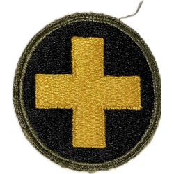 Patch, 33rd Infantry Division, OD border, Green Back, 1943