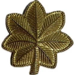 Insignia, Rank, Major, Pin Back, N.S. Meyer