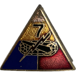 Crest, DUI, 7th Armored Division, Metz, Manhay, Saint-Vith