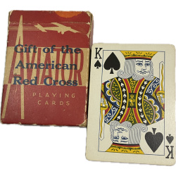 Cards, Playing, AVIATOR, American Red Cross, 1942