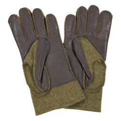 Gloves, Wool, with Leather Palm, US Army, Size 9, KILLINGTON MFG. CO.