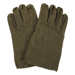 Gloves, Wool, with Leather Palm, US Army, Size 8 ½