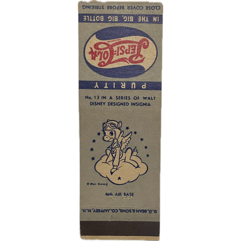 Matchbook, PEPSI-COLA, 46th Air Base, USAAF