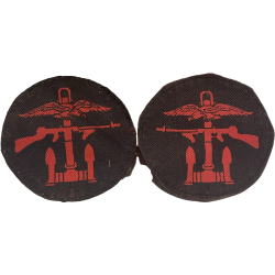 Insignias, Pair, Combined Operations, Printed