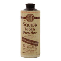 Dentifrice en poudre, E.R. SQUIBB & SONS, Wartime Conservation Container