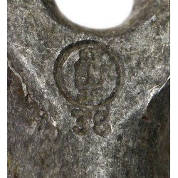 Lot de piquets de tente allemands, aluminium et résine