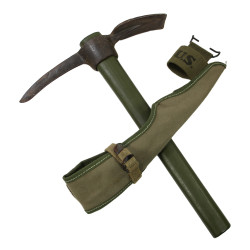 Pick-Mattock, Intrenching, M-1910 + Carrier, E.A. BROWN MFG. CO. 1944