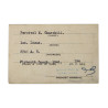 Permit, Driving, Personal, Maj. Percival Churchill, US Army