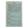 Permit, Driving, Personal, Maj. Percival Churchill, US Army