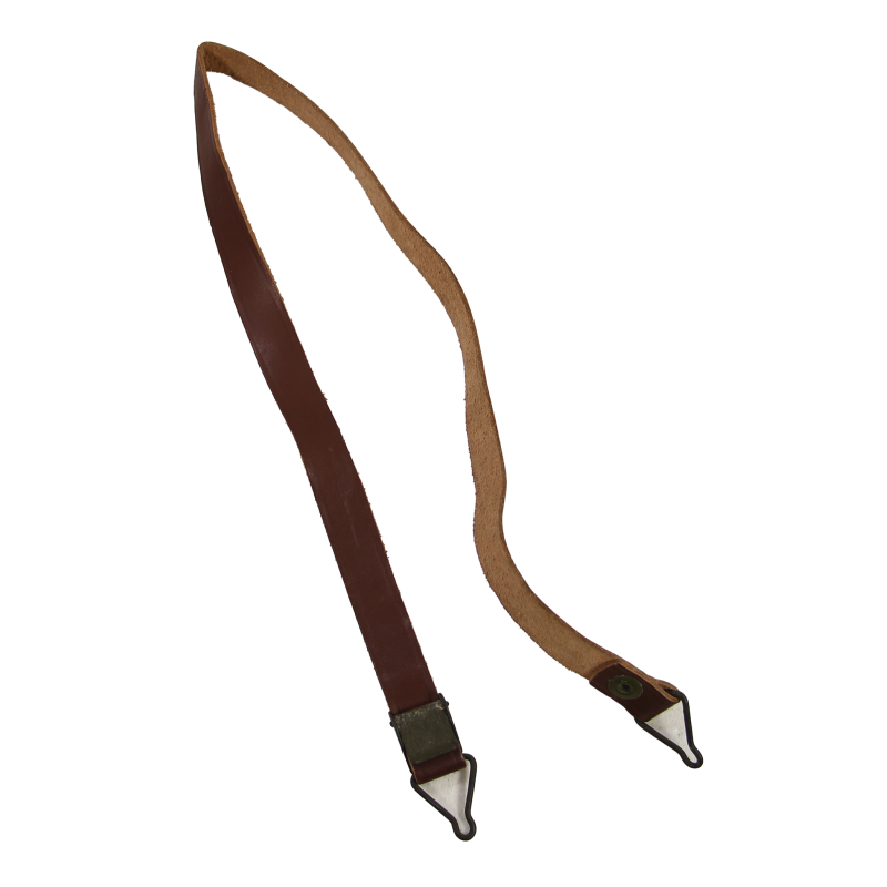 Strap, Leather, for M1 Helmet, OD Buckles